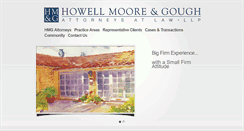 Desktop Screenshot of hmglaw.com